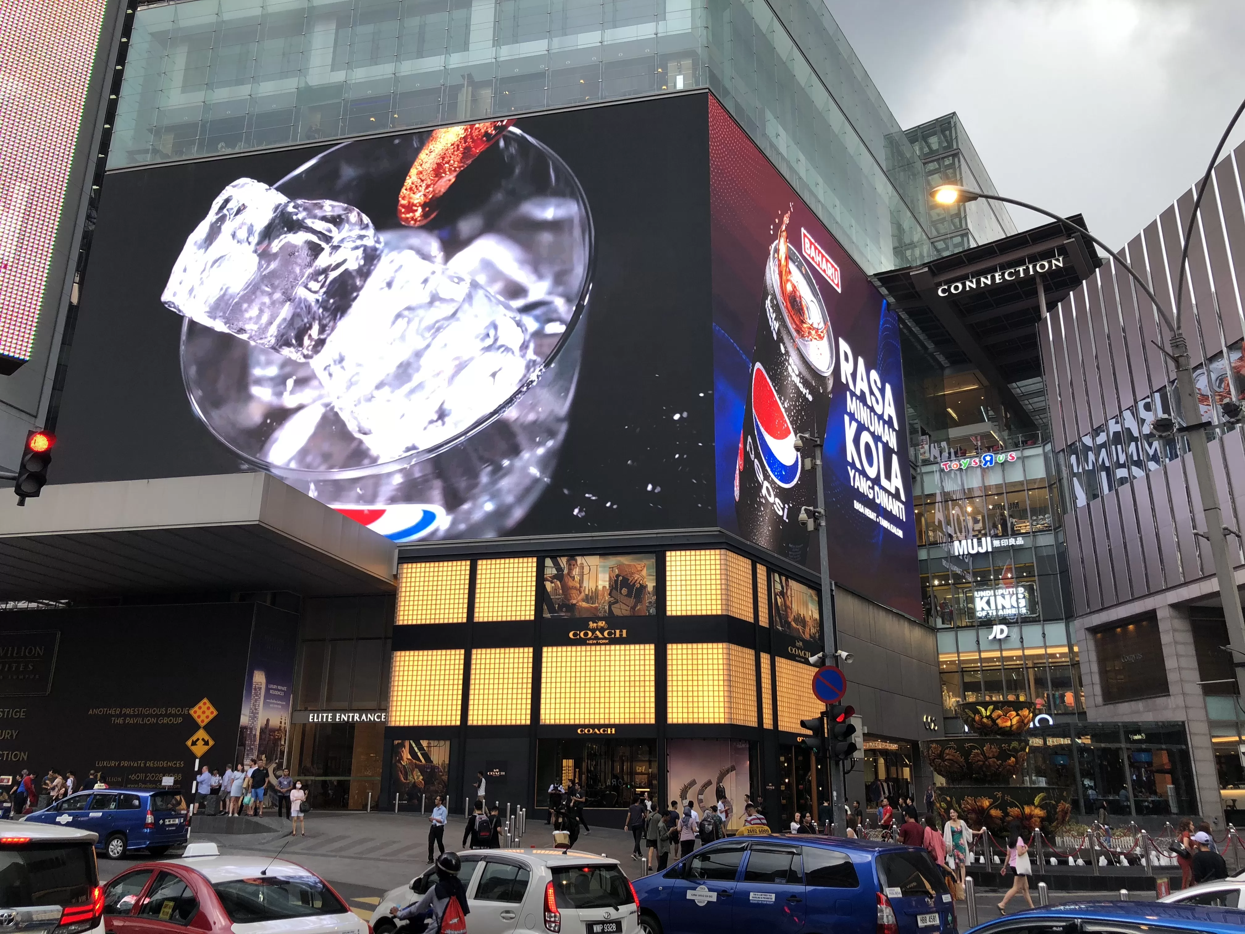 P8mm Outdoor LED Advertising Screen in Malaysia